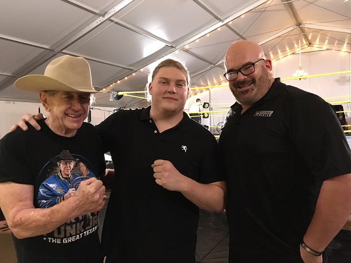 Dory Funk, Dalton Drellich and Matt Bloom