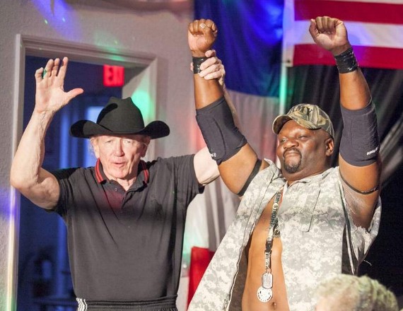 Dory Funk Jr. and Johnny Magnum